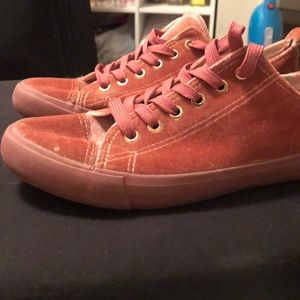 Twisted Velvet Sneakers